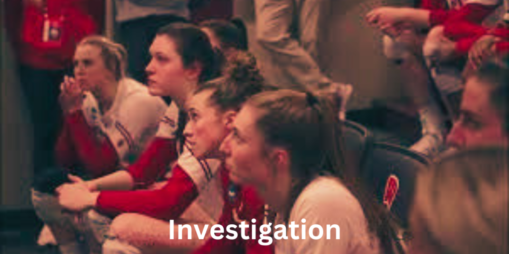 Empowering Resilience: A glimpse into the challenges faced by Wisconsin's women's volleyball team. This image speaks volumes about their strength amid adversity. #WisconsinVolleyball #ResilienceInSports