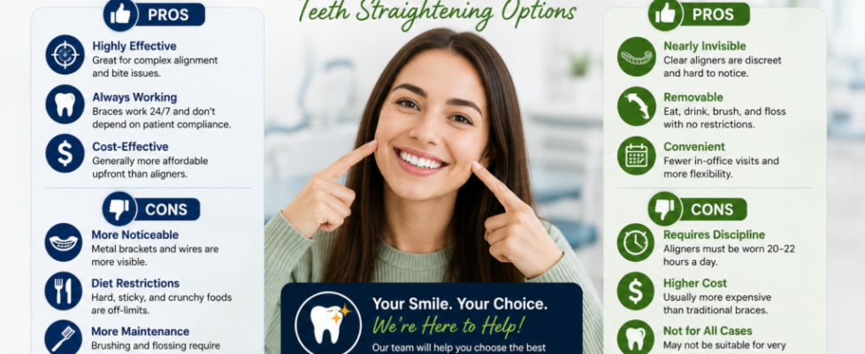braces vs aligners pros and cons of popular teeth straightening options